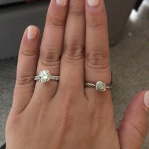 David yurman pave ring size 7